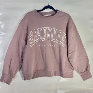 Altar'd State Women's Crew Neck Sweater - Dusty Pink